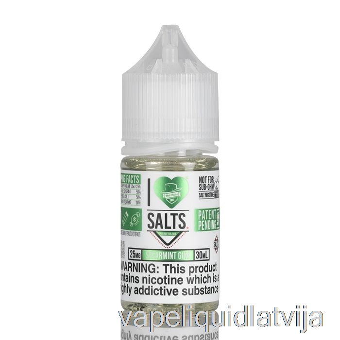 Piparmētru Gumija - I Love Salts - 30ml 50mg Vape šķidrums